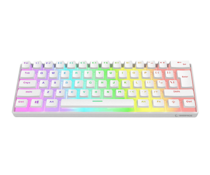 Klawiatura  przewodowa Rampage Radiant K11 RGB White